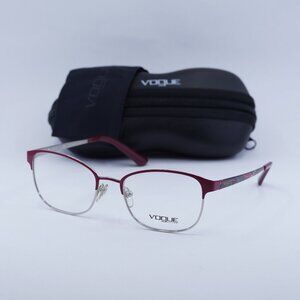 Vogue VO4072 5055 Eyeglasses - Dark Red/Silver Frame 52mm